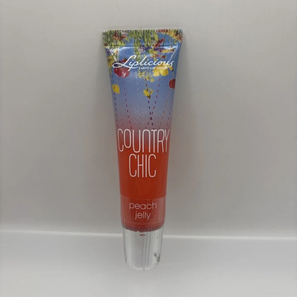 Bath & Body‎ Works Liplicious Country Chic Peach Jelly Lip Gloss Sealed 0.47 Oz